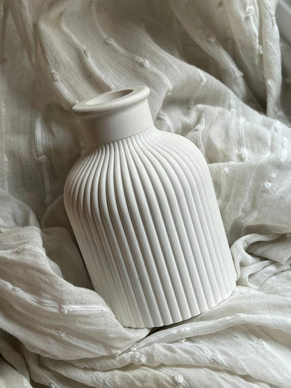 Ribbed Vase