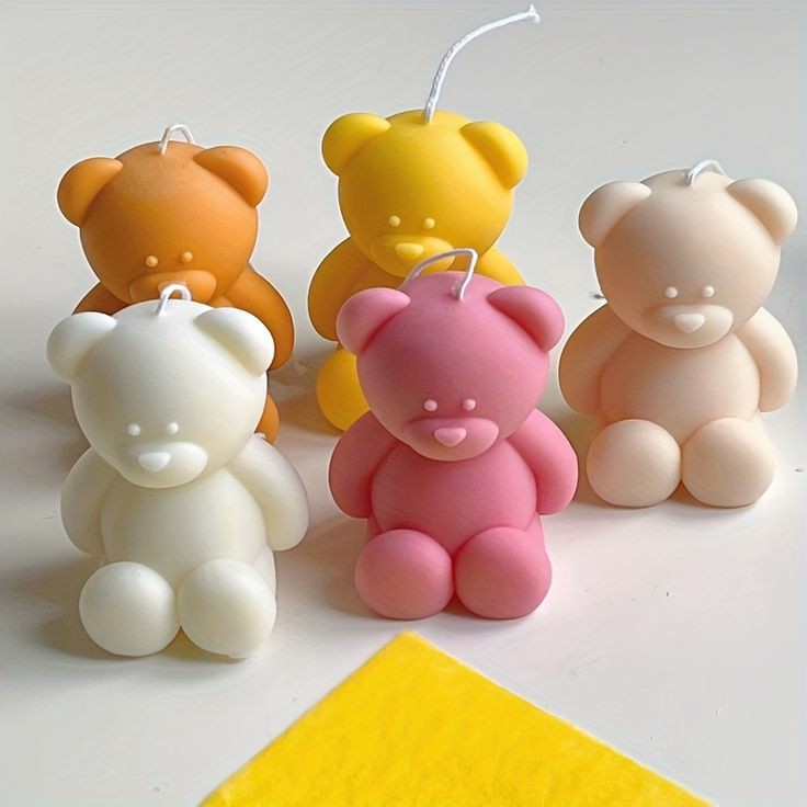 Mini Bear Candles