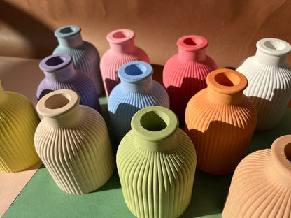 Ribbed Vase